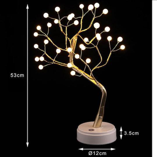 Bakaji Διακοσμητικό Φωτιστικό LED Θερμό Λευκό 2700K