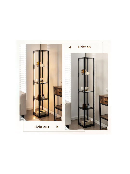 Costway Floor Lamp LED încorporat Alb Cald Albastru