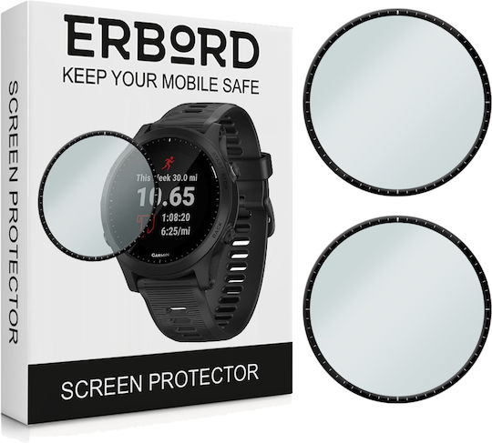 Erbord Full Face Tempered Glass για το Garmin Forerunner 945 1τμχ