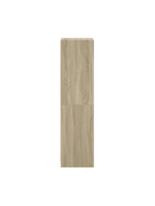 Шкаф Офис от Дърво и Стъкло Дъб 35x37x142см