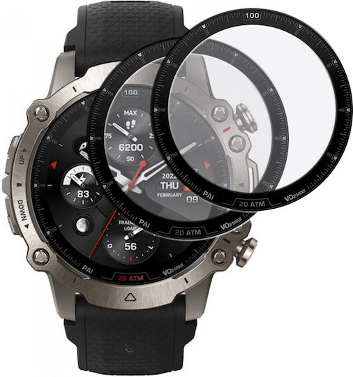 Erbord Full Face Tempered Glass για το Amazfit Falcon 1τμχ