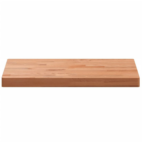 vidaXL Countertop without Sink L60xW40xH4cm Beech wood solid wood