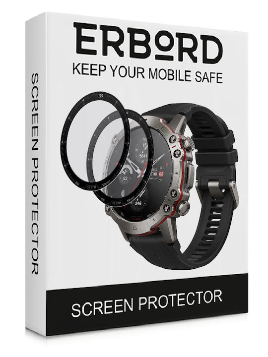 Erbord Full Face Tempered Glass pentru Amazfit Falcon 1buc