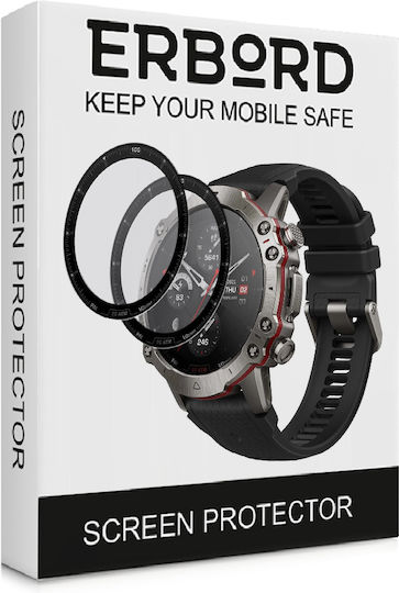 Erbord Full Face Tempered Glass για το Amazfit Falcon 1τμχ