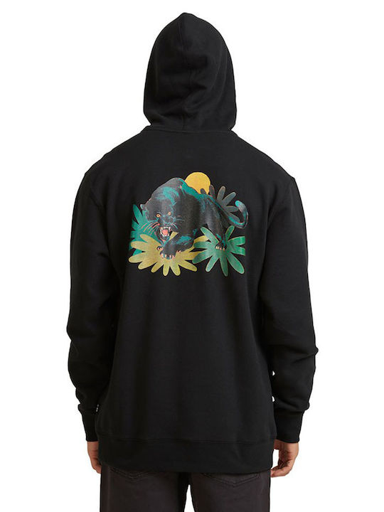 RVCA Men's Sweatshirt with Hood black