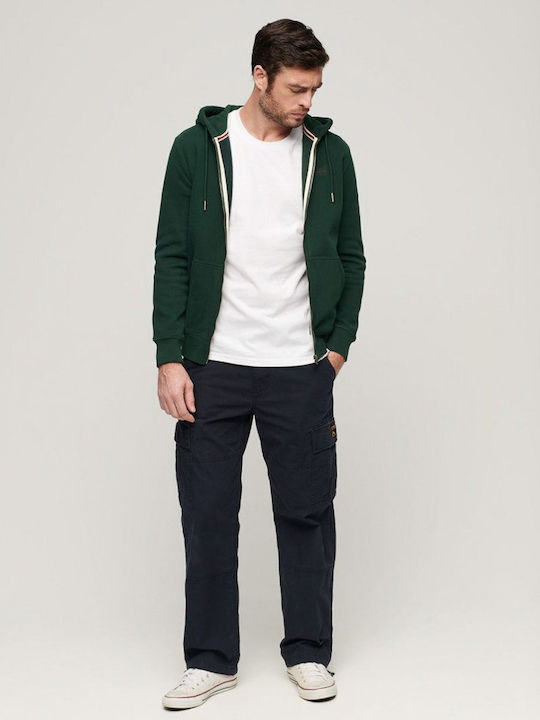 Sweatshirt with Hood Green (forest Green)