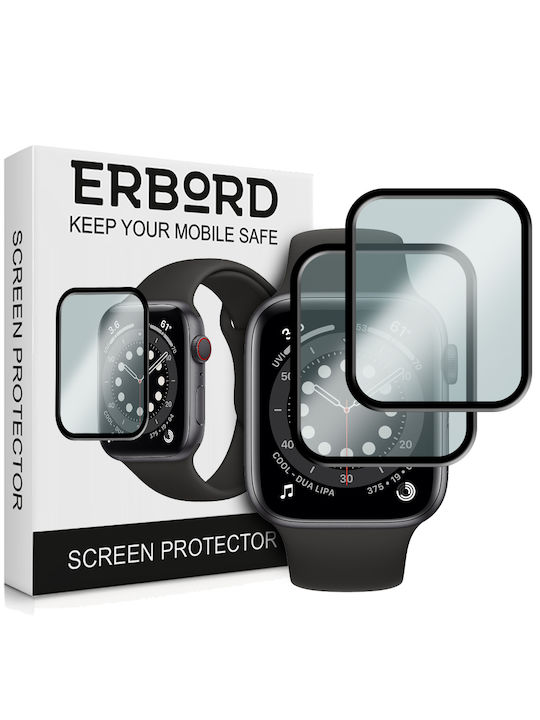 Erbord Vollflächig gehärtetes Glas für das Apple Watch 40mm,Apple Watch 4/5/6/SE 40mm 1Stück