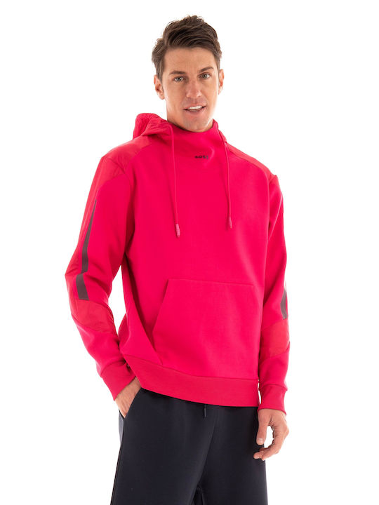 Hugo Boss Men's Sweatshirt with Hood Red