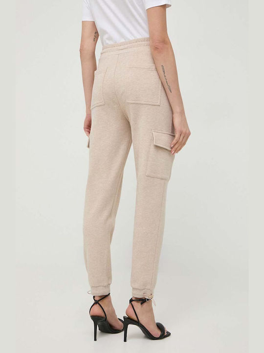 Michael Kors Women's Cotton Cargo Trousers Beige