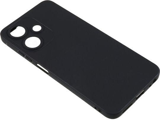 Infinix Umschlag Rückseite Silikon Schwarz (Infinix Hot 30I)
