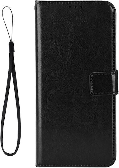 Crazy Horse Wallet Δερματίνης / Πλαστικό / Σιλικόνης Μαύρο (Redmi Note 12 5G / Poco X5 5G)