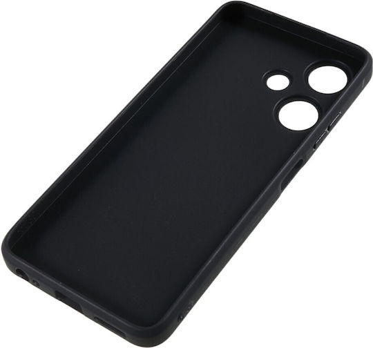 Infinix Umschlag Rückseite Silikon Schwarz (Infinix Hot 30I)
