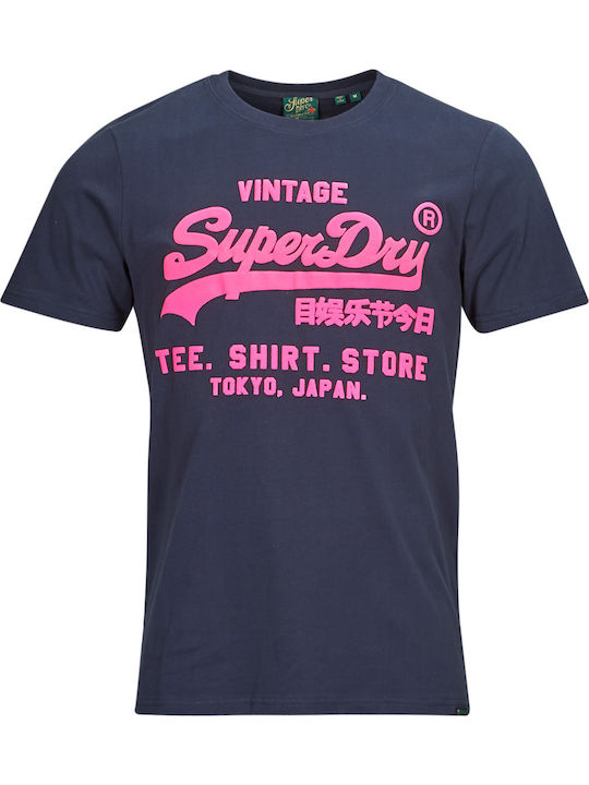 Neon Vl T-shirt Navy Blue