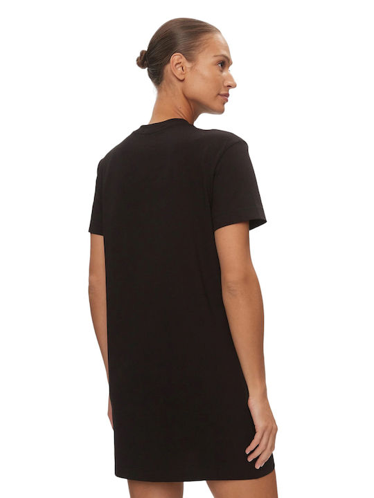 Calvin Klein Rochii de vară pentru femei Mini Rochie Sport Tricou Mâneci scurte Negru