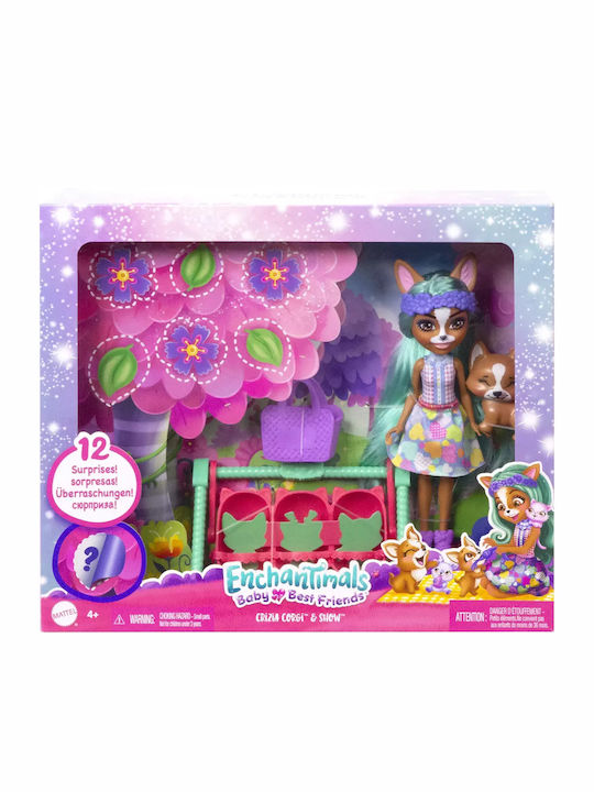 Verzaubernde Tiere Spielzeugkerze Baby Best Friends - Crizia Corgi & Show für 4+ Jahre Mattel