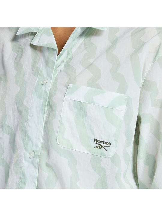 Summer Waves Women's Long Sleeve Shirt White