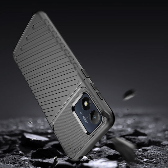 Thunder Back Cover Silicon Negru (Moto E13)