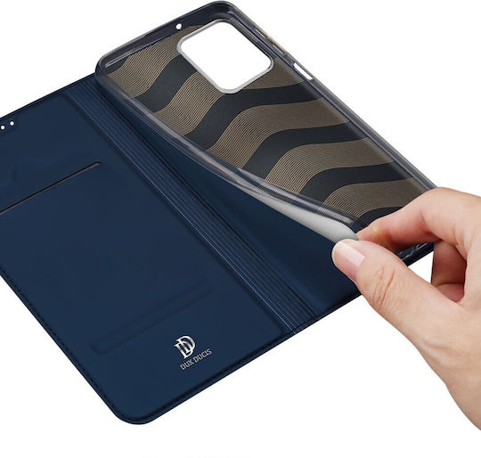 Dux Ducis Skinpro Book Navy Μπλε (Moto G53)