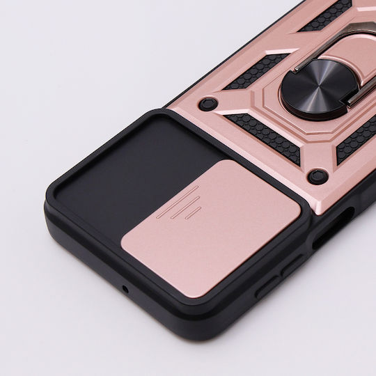 Motorola Umschlag Rückseite Metallisch Rosa (Motorola Moto G54 5G)
