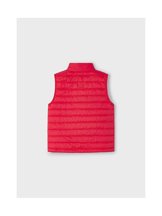 Mayoral Kids Casual Jacket Sleeveless Red