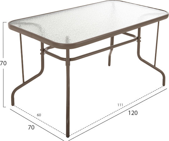 Garden & Terrace Table 120x70x71 Garden & Terrace Table 120x70x71