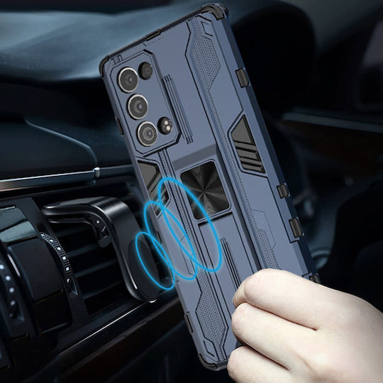 Erbord Back Cover Μεταλλικό Μπλε (Oppo Reno6)
