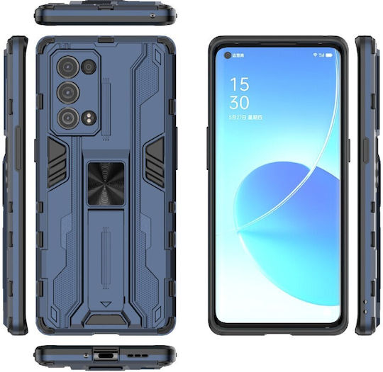 Erbord Back Cover Μεταλλικό Μπλε (Oppo Reno6)
