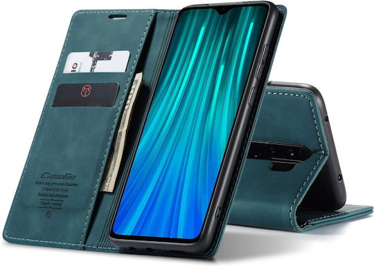 Caseme Wallet Δερματίνης Τιρκουάζ (Redmi Note 8 Pro)