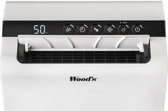 Wood's WDD90 Αφυγραντήρας Ζεόλιθου με Ιονιστή και Wi-Fi 8lt