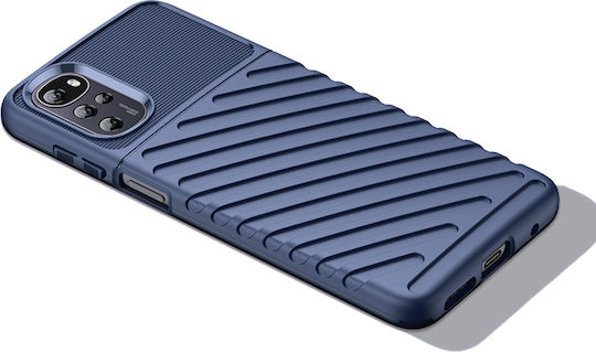 Erbord Back Cover Σιλικόνης Μπλε (Moto G22)