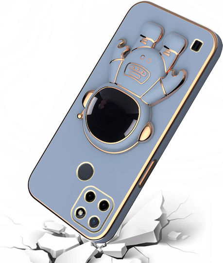 Realme Astronaut Umschlag Rückseite Silikon Blau (Realme C21Y, Realme C25Y)