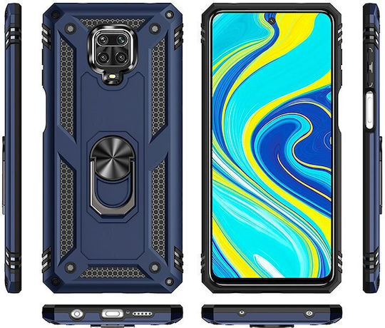 Erbord Back Cover Μεταλλικό Navy Μπλε (Redmi Note 9S / 9 Pro / 9 Pro MaxOnePlus 9 ProRealme 9 5G / 9 Pro)