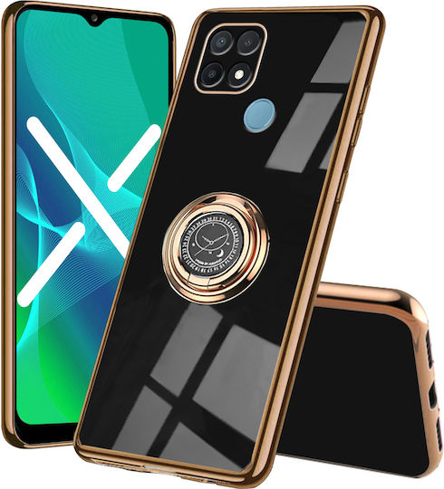Erbord Electro Back Cover Μαύρο (Oppo A15 / A15s)