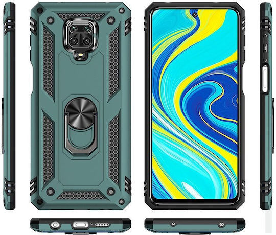 Erbord Back Cover Μεταλλικό Πράσινο (Redmi Note 9S / 9 Pro / 9 Pro MaxOnePlus 9 ProRealme 9 5G / 9 Pro)