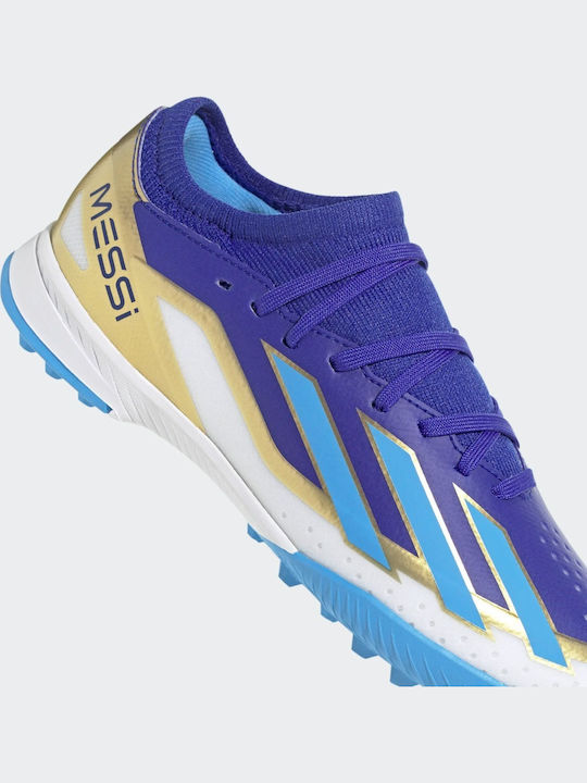 X Crazyfast Messi League TF Παιδικά Ποδοσφαιρικά Παπούτσια με Σχάρα Μπλε