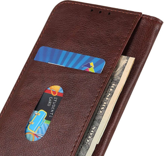 Samsung Wallet Piele / Silicon Maro (Samsung Galaxy A55 5G)