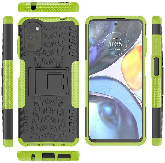 Erbord Задна корица Пластмаса / Силикон Зелен (Moto G22)