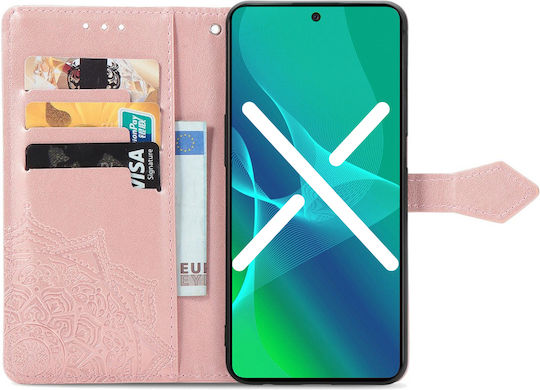 Erbord Buchen Sie Synthetisches Leder / Kunststoff / Silikon Rosa (Galaxy M53 5G)