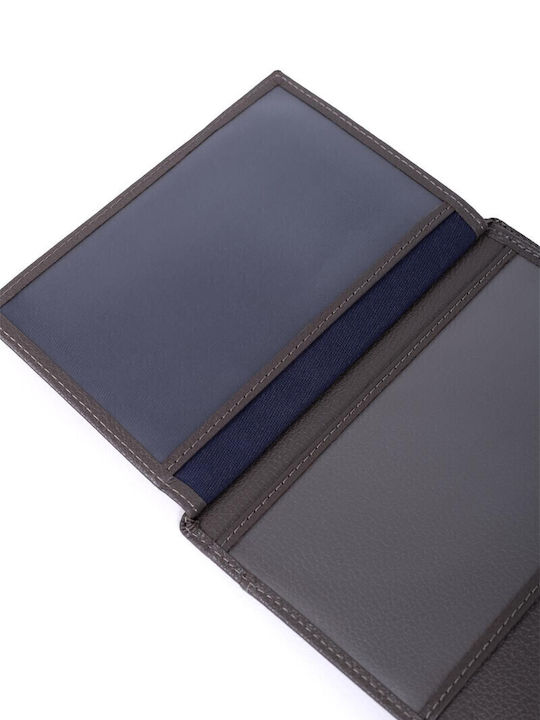 Δερμάτινο Ανδρικό Πορτοφόλι Καρτών με RFID Καφέ