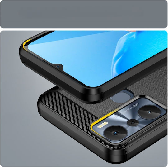 Infinix Back Cover Plastic / Silicon Negru (Infinix Hot 20i, Carbon)