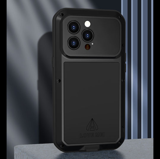 Love Mei Back Cover Metallic Black (iPhone 14 ProXiaomi 14 Pro)