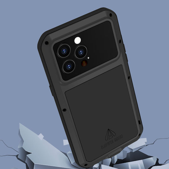 Love Mei Back Cover Metallic Black (iPhone 14 ProXiaomi 14 Pro)
