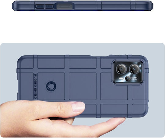 Shield Back Cover Silicone Blue (Moto G13)