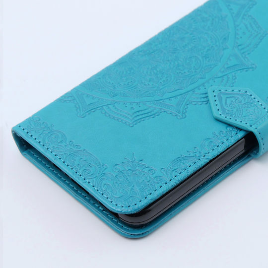 Motorola Mandala Книга Изкуствена кожа / Пластмаса / Силикон Син (Motorola Moto G54 5G)