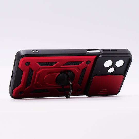 Motorola Back Cover Μεταλλικό Κόκκινο (Motorola Moto G54 5G)