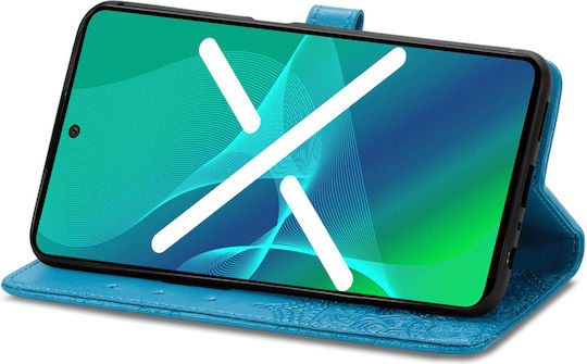 Motorola Mandala Книга Изкуствена кожа / Пластмаса / Силикон Син (Motorola Moto G54 5G)