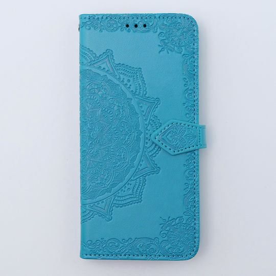 Motorola Mandala Книга Изкуствена кожа / Пластмаса / Силикон Син (Motorola Moto G54 5G)