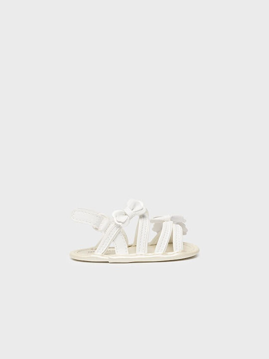 Mayoral Baby Sandals White