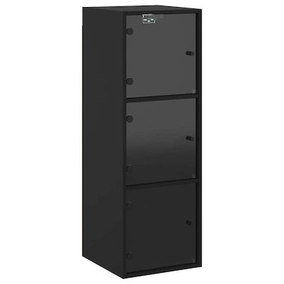 vidaXL Cabinet de baie L35xA37xÎ100cm Negru