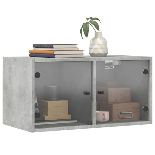 vidaXL Ντουλάπι Μπάνιου 68.5x37x35cm Γκρι